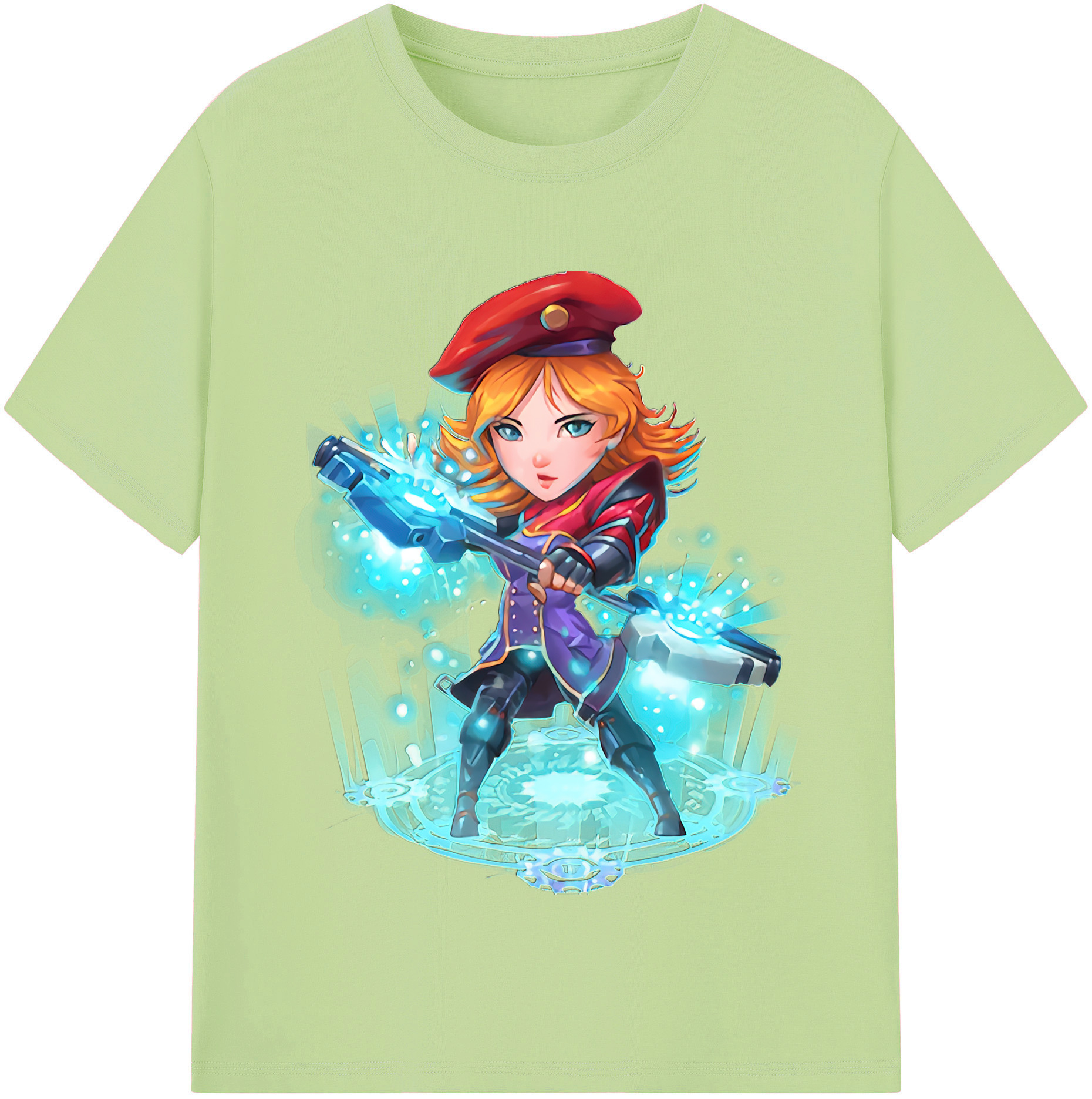 リーグ・オブ・レジェンド League of Legends LOL 綿100％半袖Tシャツ（フロントプリント）